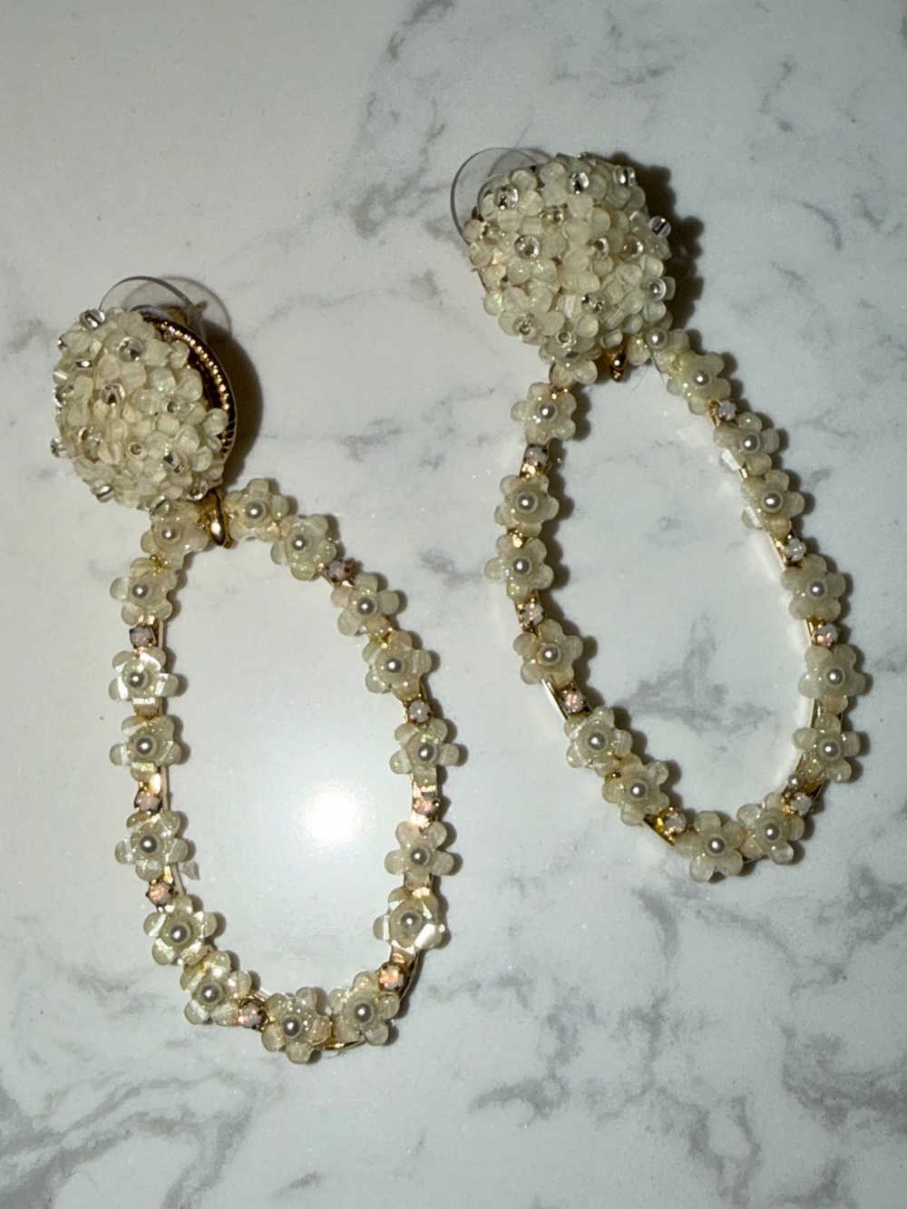Bridal Floral Hoops